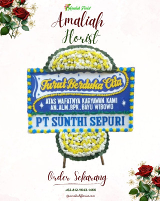 Papan Bunga Duka di Teweh Tengah