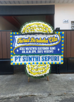 Papan Bunga Duka di Teweh Tengah